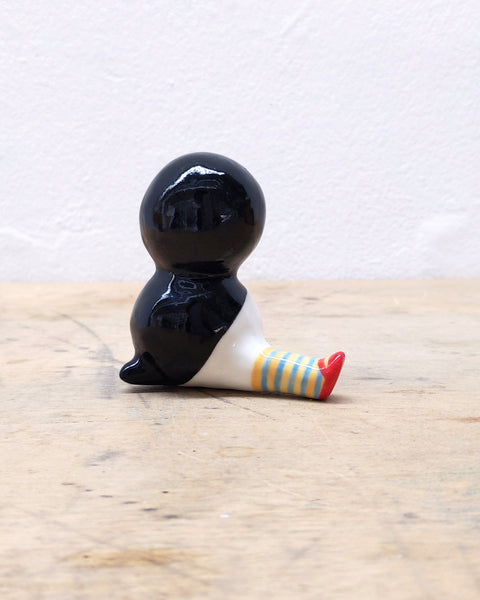 goatPIERROT Ceramic Art Toy [Tinybirdman 24.025: Angry Sockwearer]