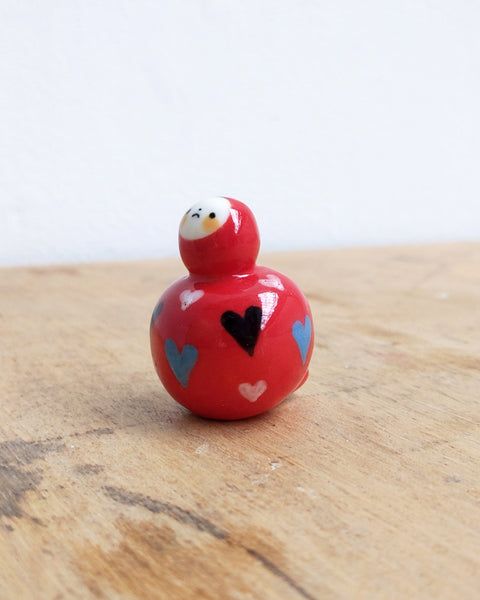 goatPIERROT Ceramic Art Toy [BB24.051: Hearty Birbauble]