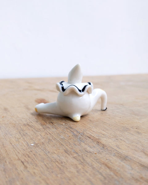 goatPIERROT Ceramic Art Toy [24.035: Pierrot Tinybirdman, Smaller Brother]