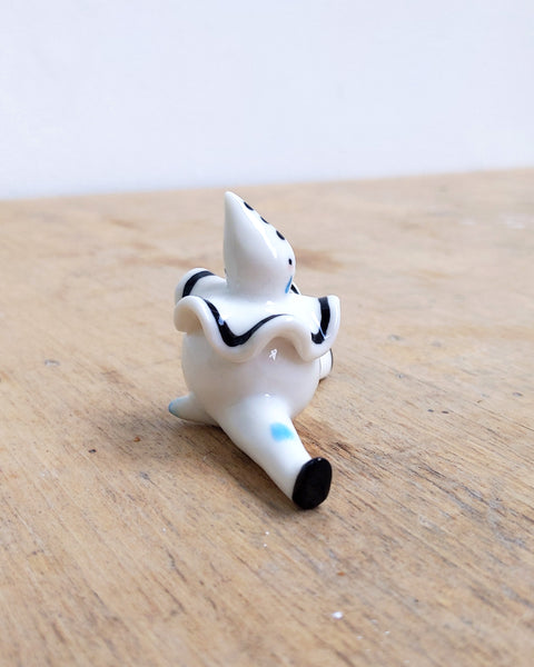 goatPIERROT Ceramic Art Toy [24.037: Crying Pierrot Tinybirdman]