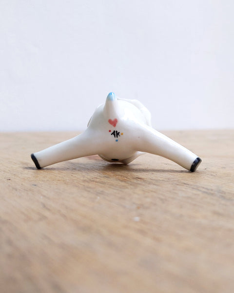 goatPIERROT Ceramic Art Toy [24.037: Crying Pierrot Tinybirdman]