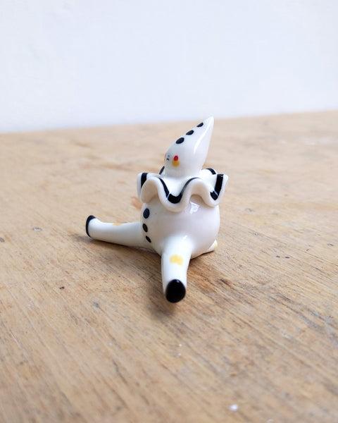 goatPIERROT Ceramic Art Toy [24.039: Pierrot Tinybirdman]