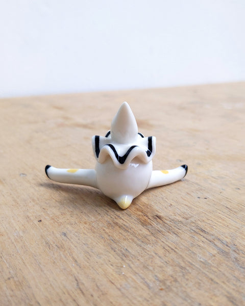 goatPIERROT Ceramic Art Toy [24.039: Pierrot Tinybirdman]