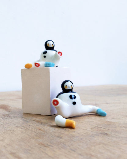 goatPIERROT Ceramic Art Toy [24.050+51: Dismembered Tinybirdmen, two available]