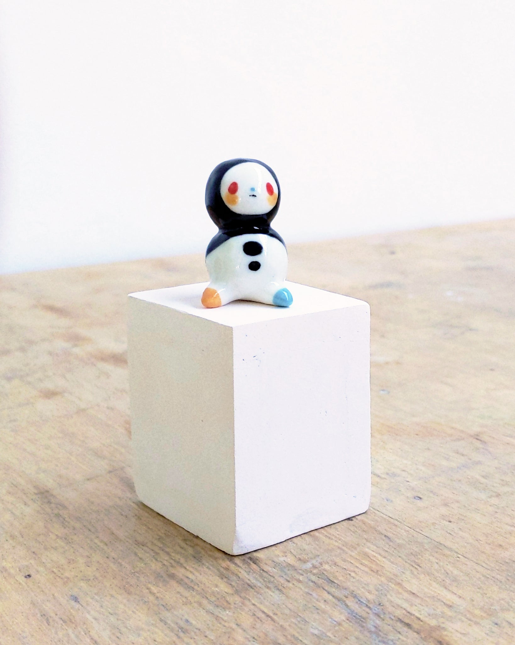 goatPIERROT Ceramic Art Toy [24.052: Large Bobblenubbin]