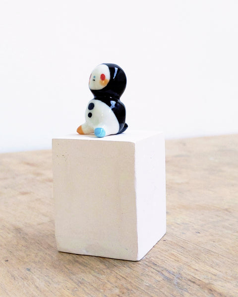 goatPIERROT Ceramic Art Toy [24.052: Large Bobblenubbin]