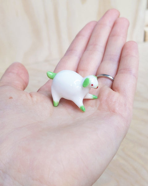 goatPIERROT Ceramic Art Toy [Greenpoint Puppy]