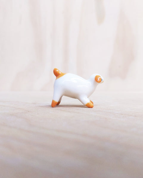 goatPIERROT Ceramic Art Toy [Tangerinepoint Puppy]