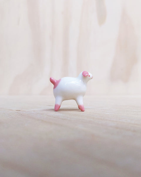 goatPIERROT Ceramic Art Toy [Pinkpoint Lamb]