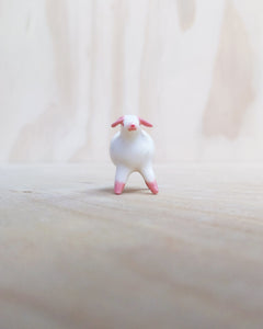 goatPIERROT Ceramic Art Toy [Pinkpoint Lamb]