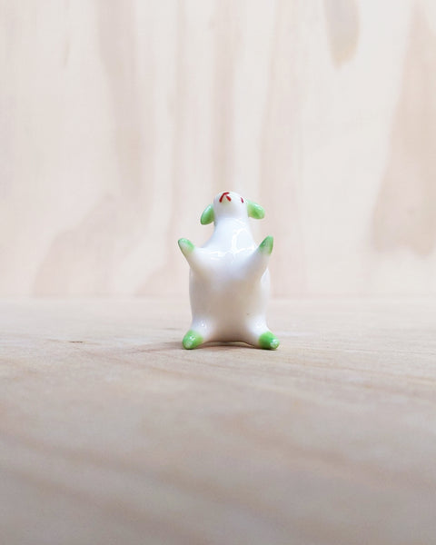 goatPIERROT Ceramic Art Toy [Greenpoint Puppy]