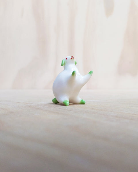 goatPIERROT Ceramic Art Toy [Greenpoint Puppy]