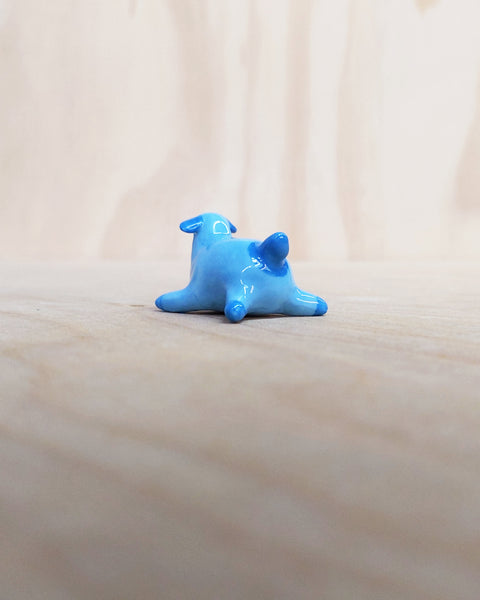 goatPIERROT Ceramic Art Toy [All Blue Puppy]