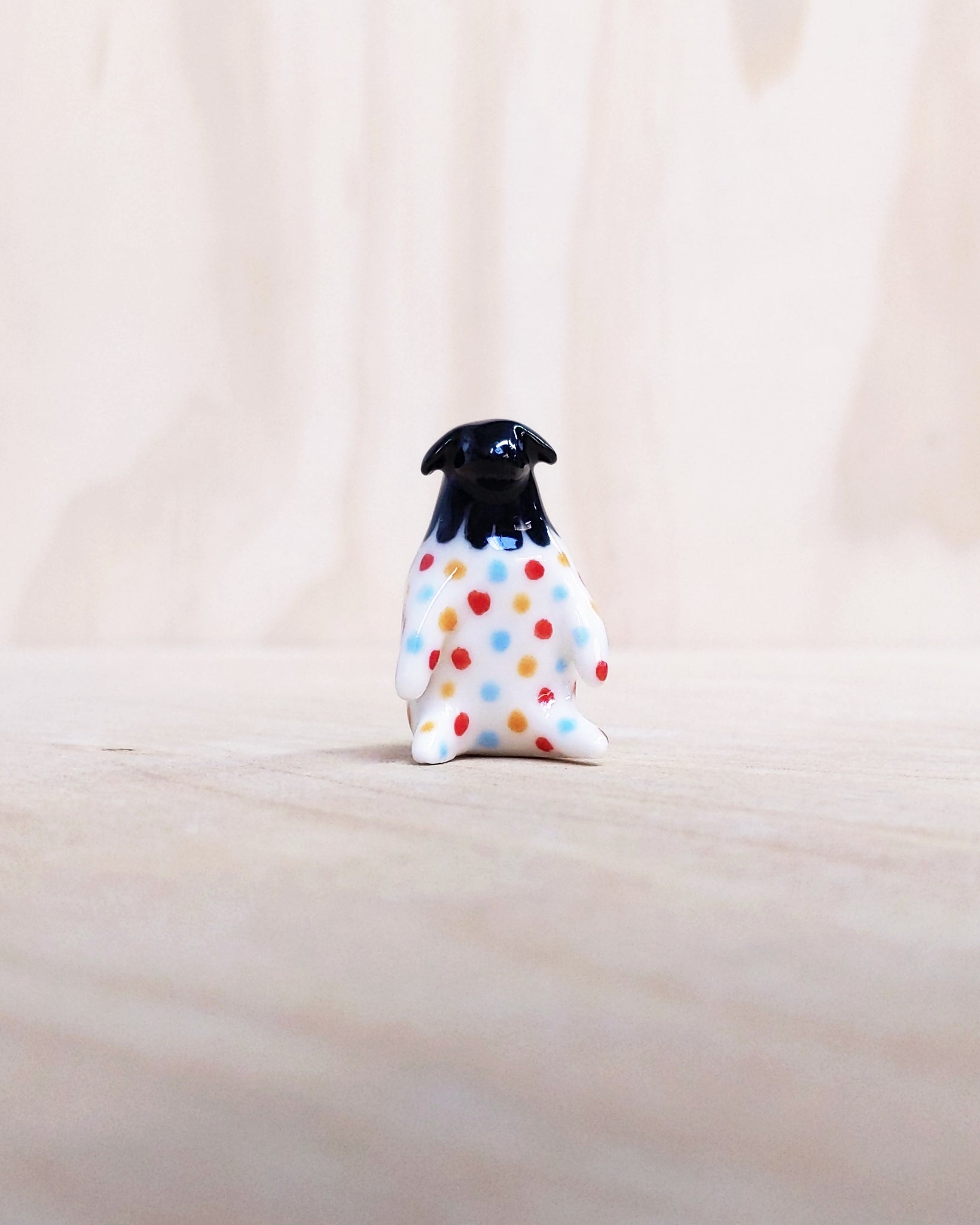 goatPIERROT Ceramic Art Toy [Polka Dot Party Sheep]