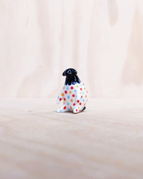 goatPIERROT Ceramic Art Toy [Polka Dot Party Sheep]