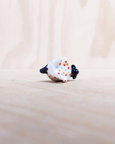 goatPIERROT Ceramic Art Toy [Polka Dot Party Sheep]