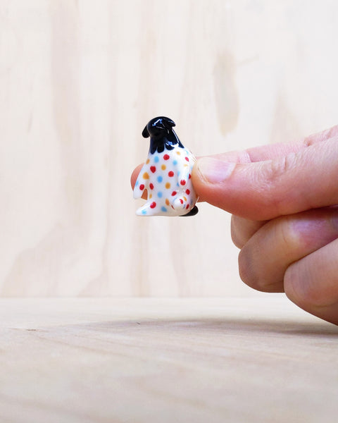 goatPIERROT Ceramic Art Toy [Polka Dot Party Sheep]