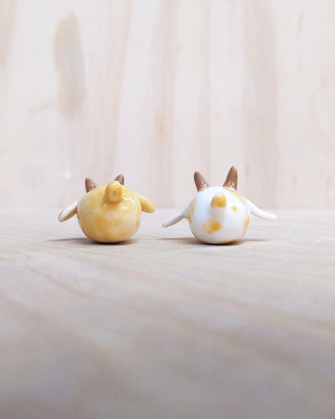 goatPIERROT Ceramic Art Toy [Jellybean Goats, two available]