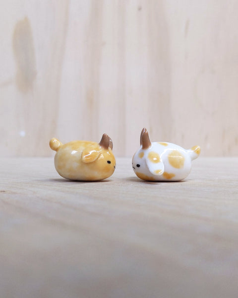 goatPIERROT Ceramic Art Toy [Jellybean Goats, two available]