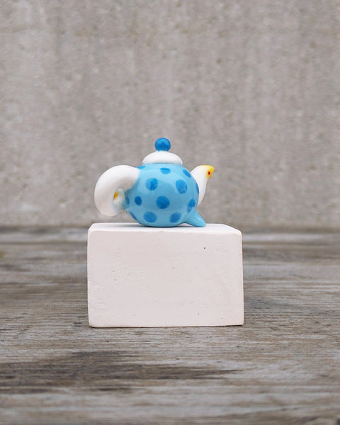 goatPIERROT Ceramic Art Toy [Teahorse in Blue]