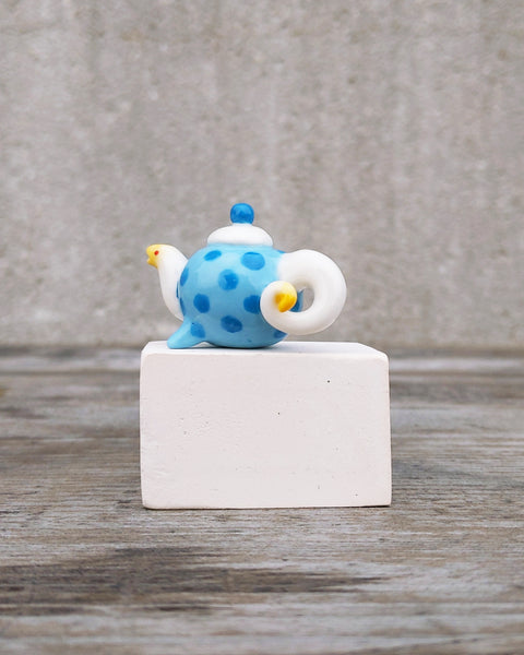 goatPIERROT Ceramic Art Toy [Teahorse in Blue]