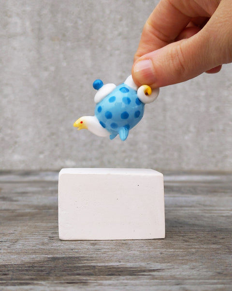 goatPIERROT Ceramic Art Toy [Teahorse in Blue]