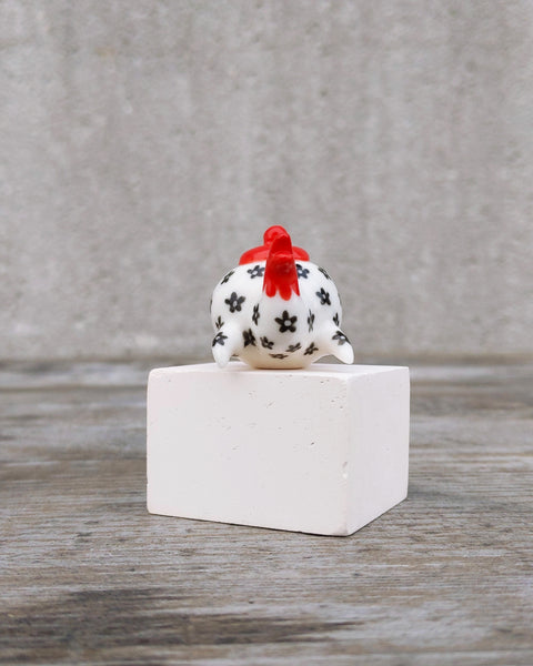 goatPIERROT Ceramic Art Toy [Teahorse in Red and Black]