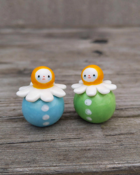 goatPIERROT Ceramic Art Toy [Birbauble BB24.066 + BB24.07: Chamomile, listed individually]