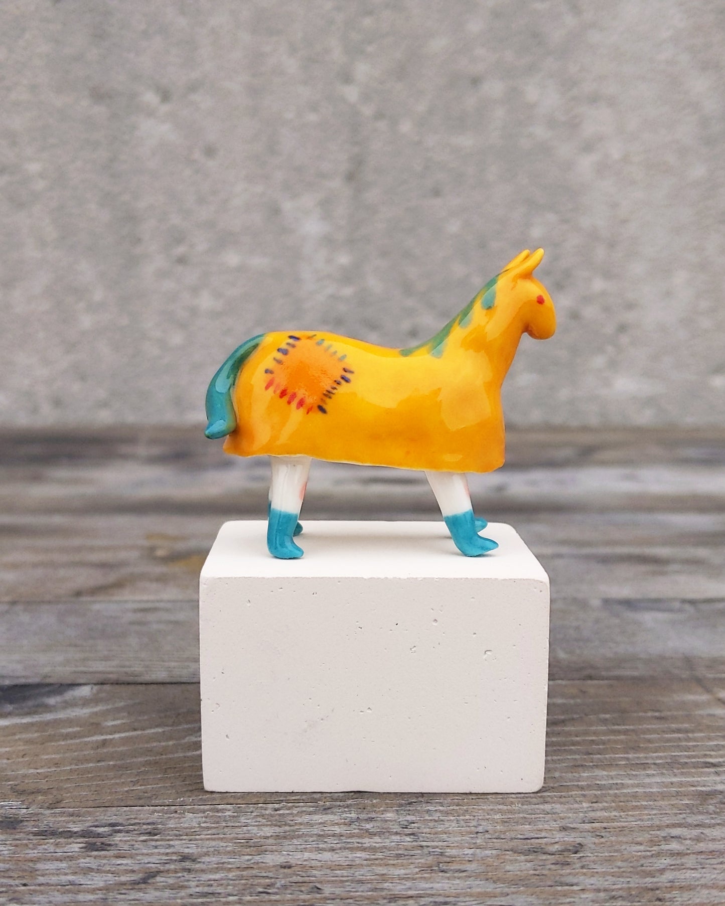 goatPIERROT Ceramic Art Toy [25.001: Pantomime Horse]