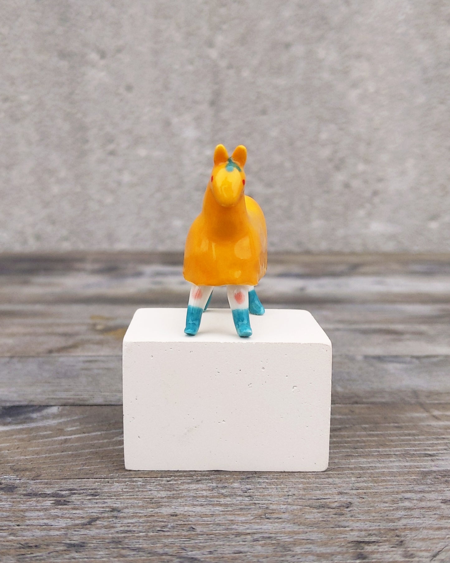 goatPIERROT Ceramic Art Toy [25.001: Pantomime Horse]