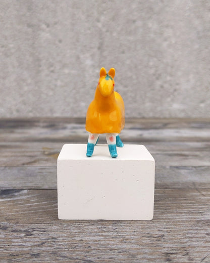 goatPIERROT Ceramic Art Toy [25.001: Pantomime Horse]