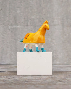 goatPIERROT Ceramic Art Toy [25.001: Pantomime Horse]