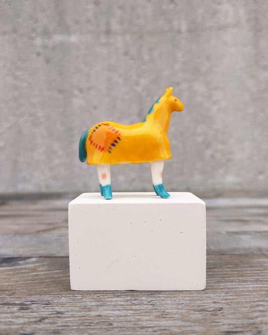 goatPIERROT Ceramic Art Toy [25.002: Pantomime Horse]