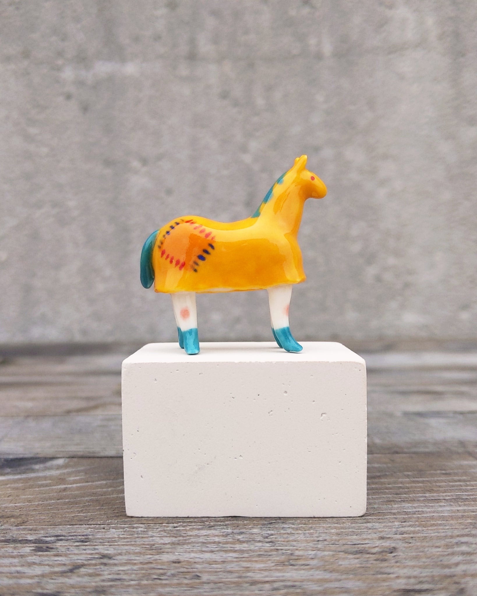 goatPIERROT Ceramic Art Toy [25.002: Pantomime Horse]