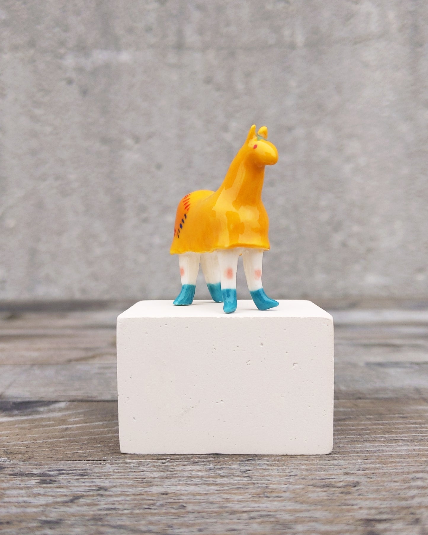 goatPIERROT Ceramic Art Toy [25.002: Pantomime Horse]