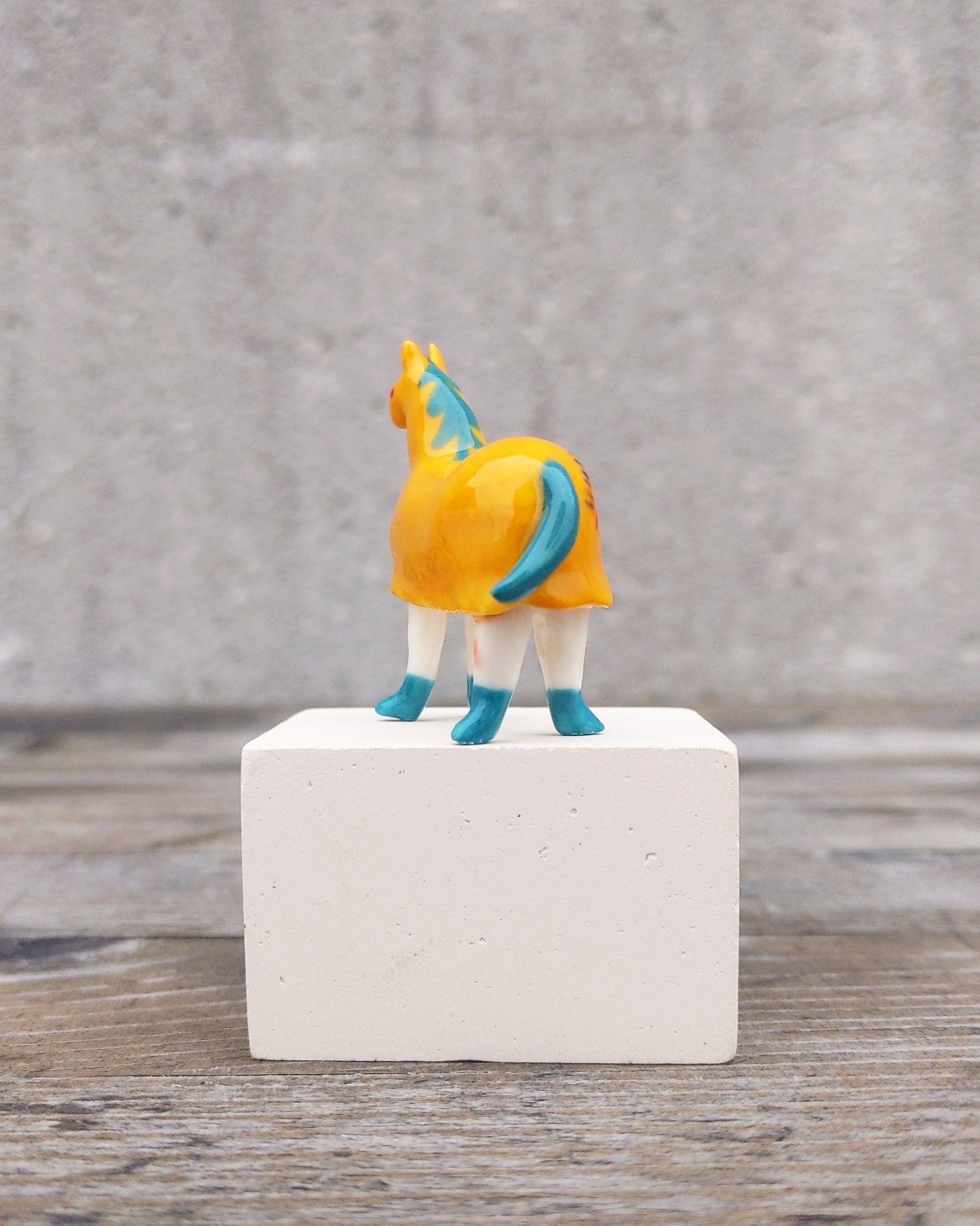 goatPIERROT Ceramic Art Toy [25.002: Pantomime Horse]