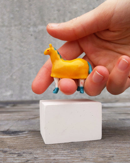 goatPIERROT Ceramic Art Toy [25.002: Pantomime Horse]