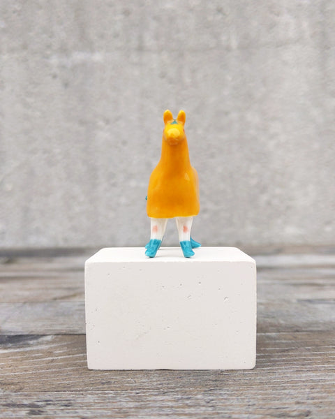 goatPIERROT Ceramic Art Toy [25.003: Pantomime Horse]