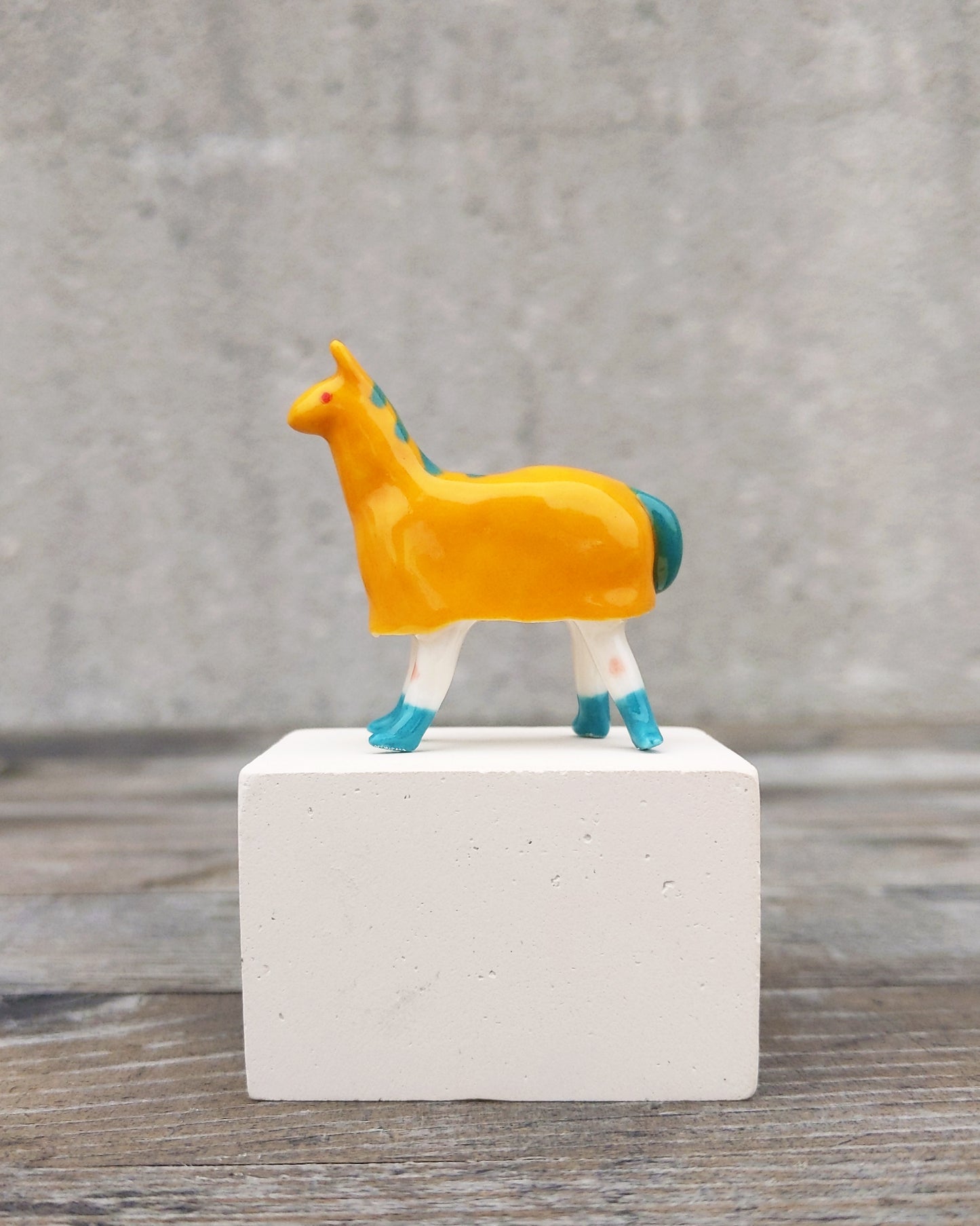 goatPIERROT Ceramic Art Toy [25.003: Pantomime Horse]