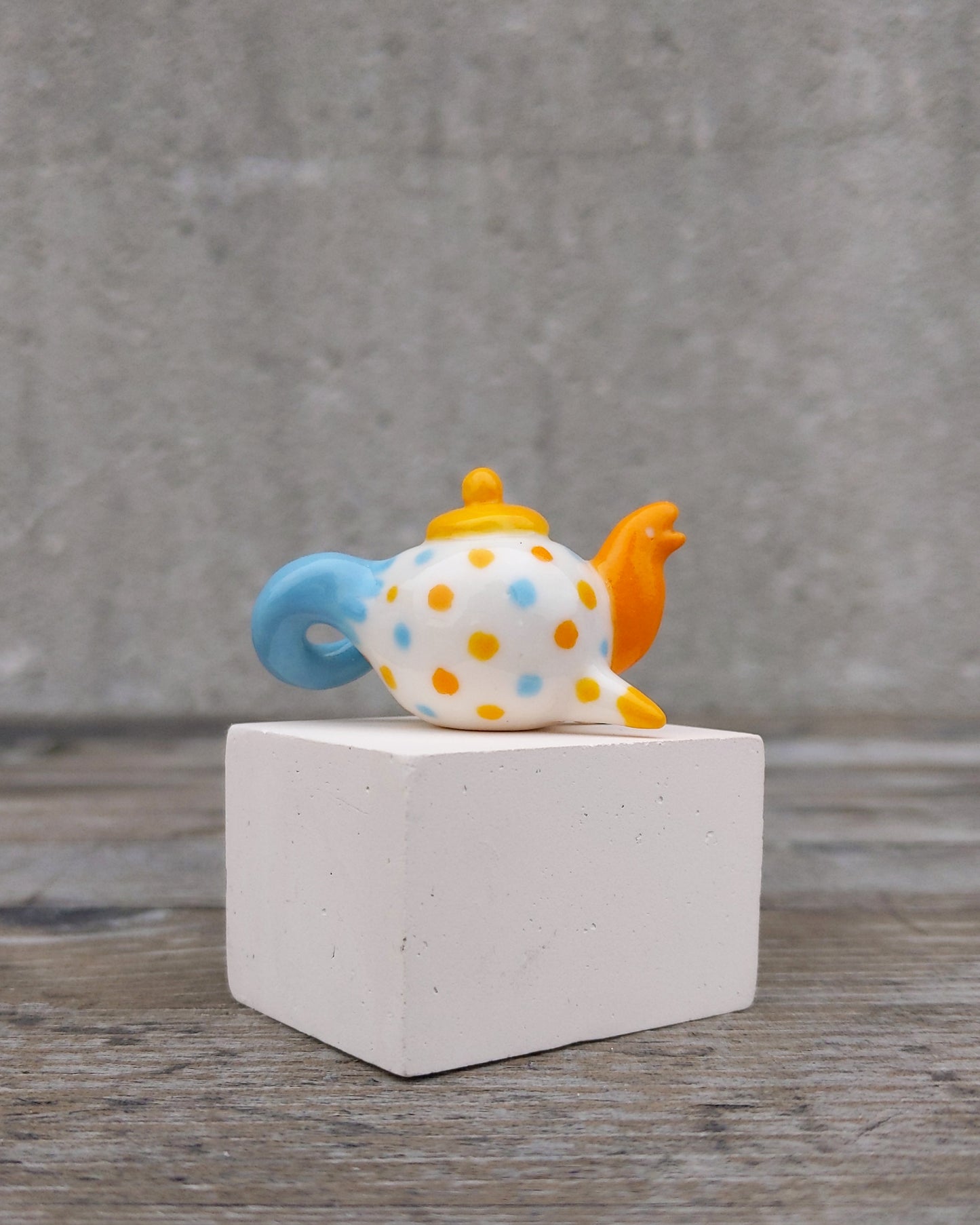 goatPIERROT Ceramic Art Toy [25.004: Teahorse]