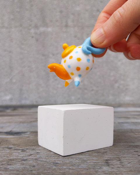 goatPIERROT Ceramic Art Toy [25.004: Teahorse]