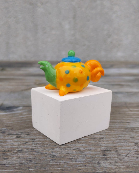 goatPIERROT Ceramic Art Toy [25.005: Teahorse]