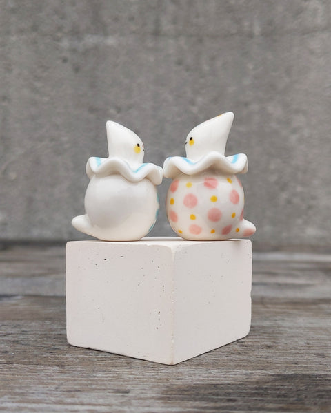 goatPIERROT Ceramic Art Toy [25.013+014 Pierrot Birbaubles, Listed Individually]