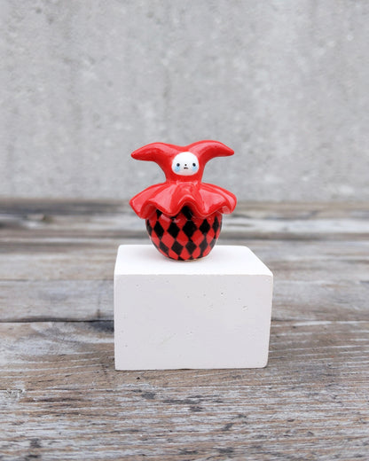 goatPIERROT Ceramic Art Toy [25.022: Buratino Arlekin]