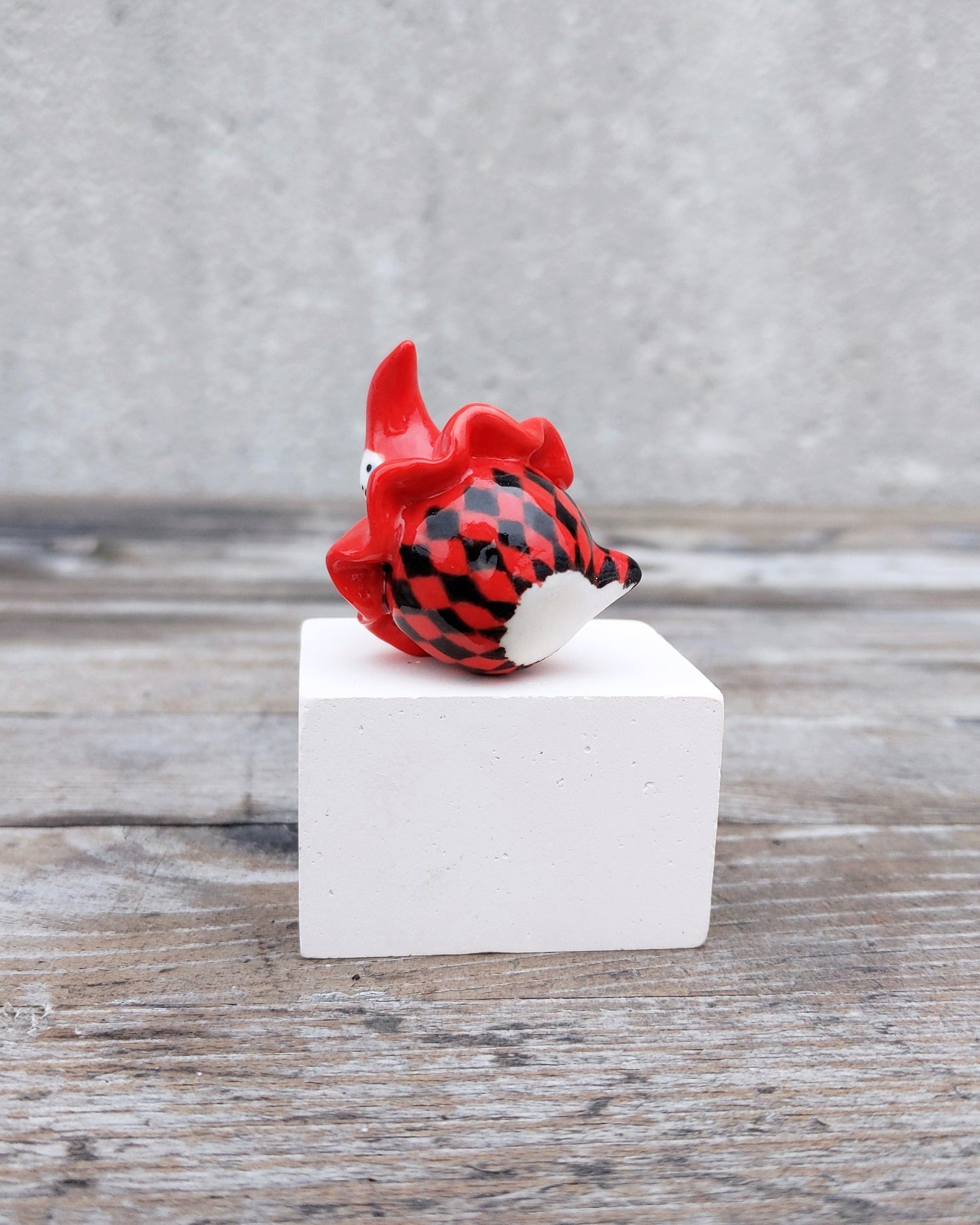 goatPIERROT Ceramic Art Toy [25.022: Buratino Arlekin]