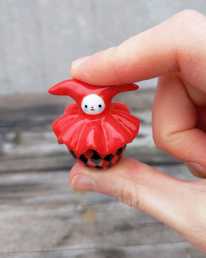 goatPIERROT Ceramic Art Toy [25.022: Buratino Arlekin]