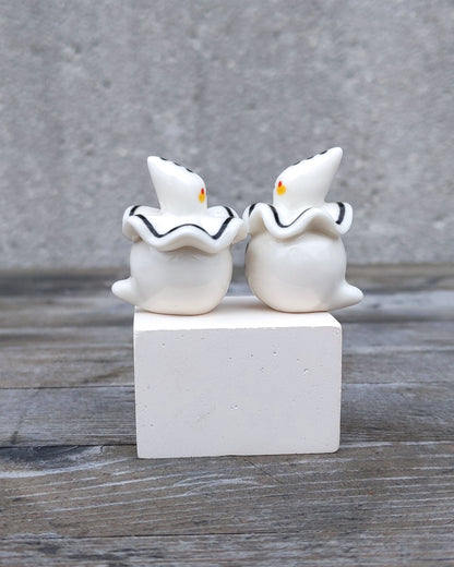 goatPIERROT Ceramic Art Toy [25.026 + 25.027: Pierrot Birbauble Duo, Set of Two]