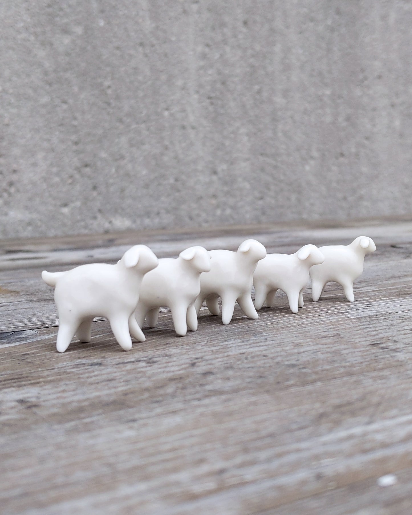 goatPIERROT Ceramic Art Toy [Spring Lambs, Tiny]