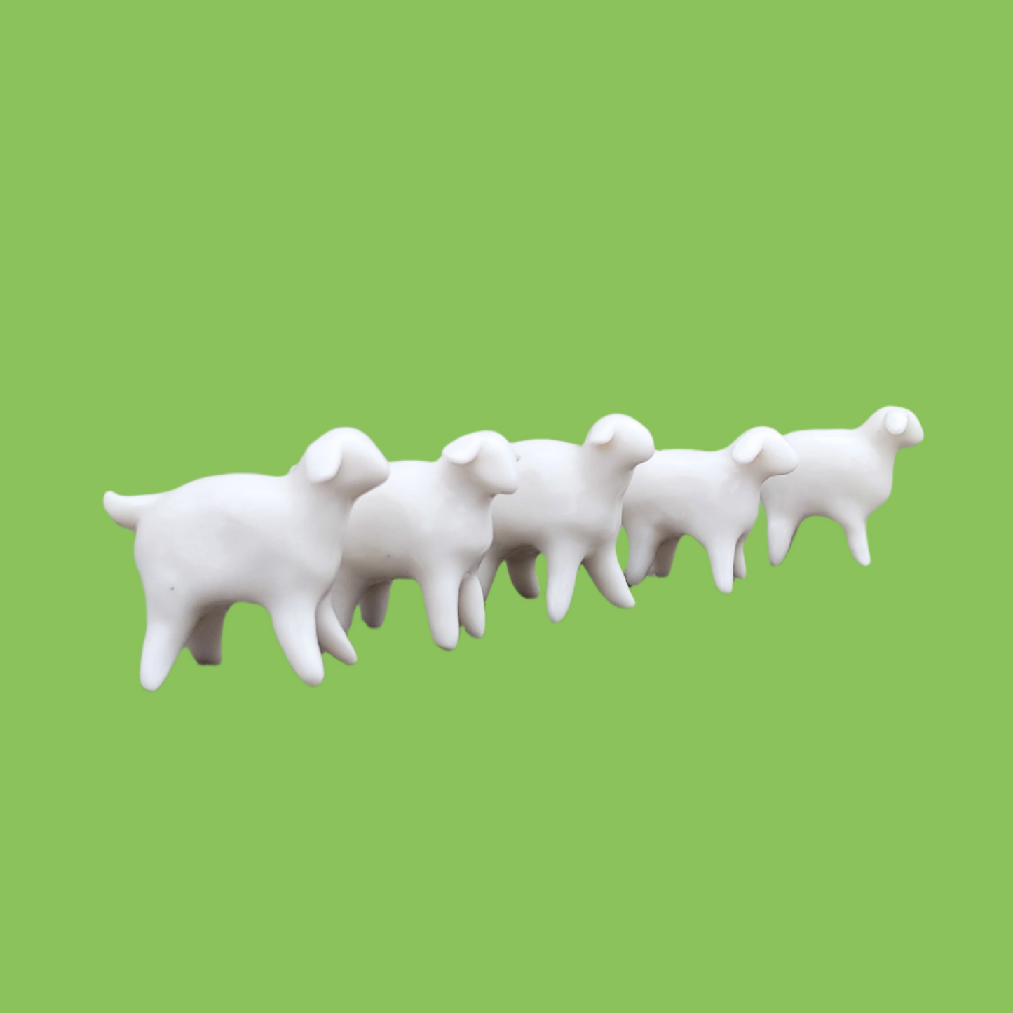 goatPIERROT Ceramic Art Toy [Spring Lambs, Tiny]