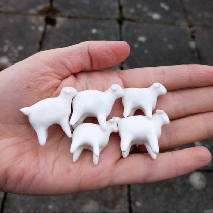 goatPIERROT Ceramic Art Toy [Spring Lambs, Tiny]